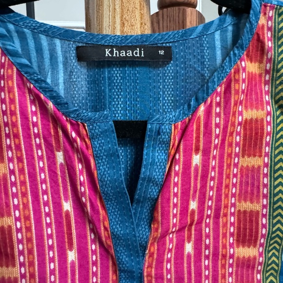 Khaddi Cotton Kurta Tunic size 12 indian Pakistani outfit - Picture 2 of 3